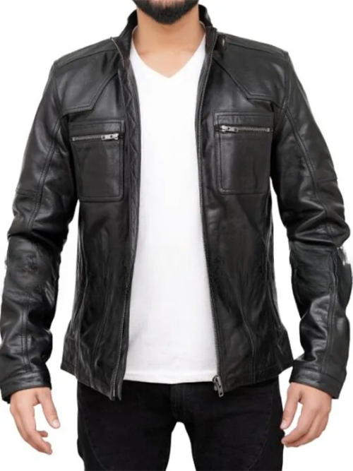 Mens-Vintage-Cafe-Racer-Leather-Jacket