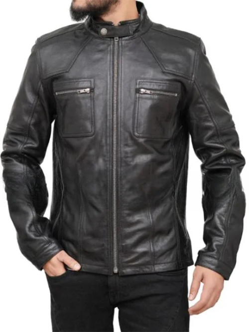 Mens-Vintage-Cafe-Racer-Leather-Jacket