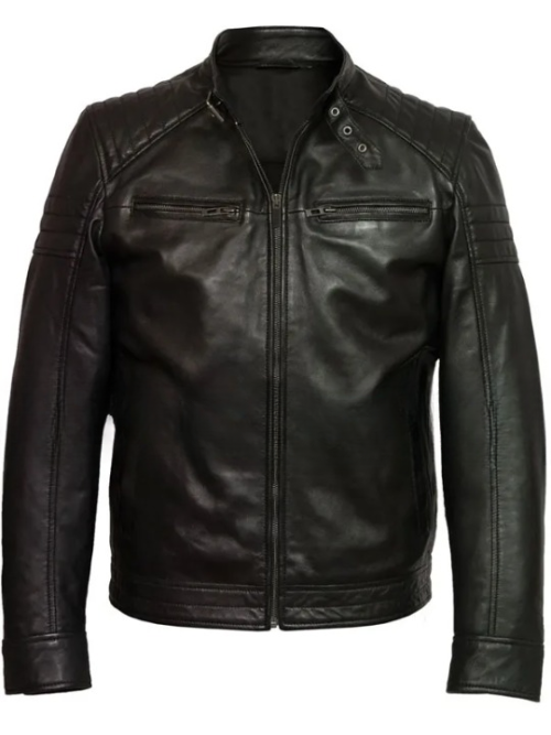 Elegant-Design-Cafe-Racer-Leather-Jacket