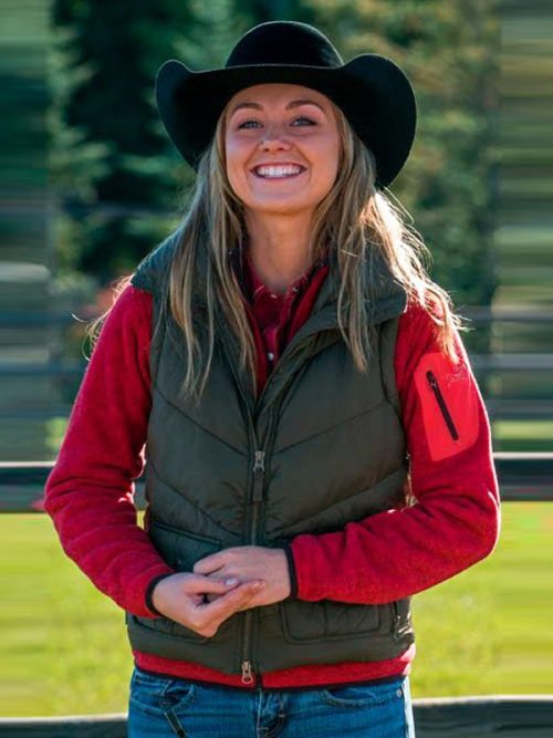 Amy Fleming Heartland Green Vest