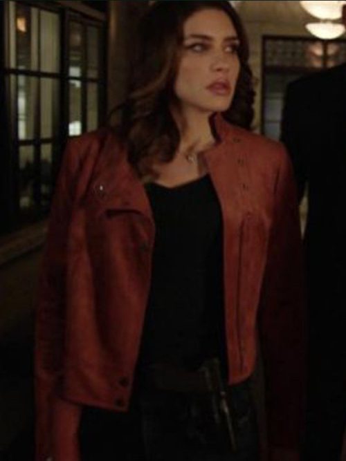 Arrow Season 6 Dinah Drake Brown Leather Jacket