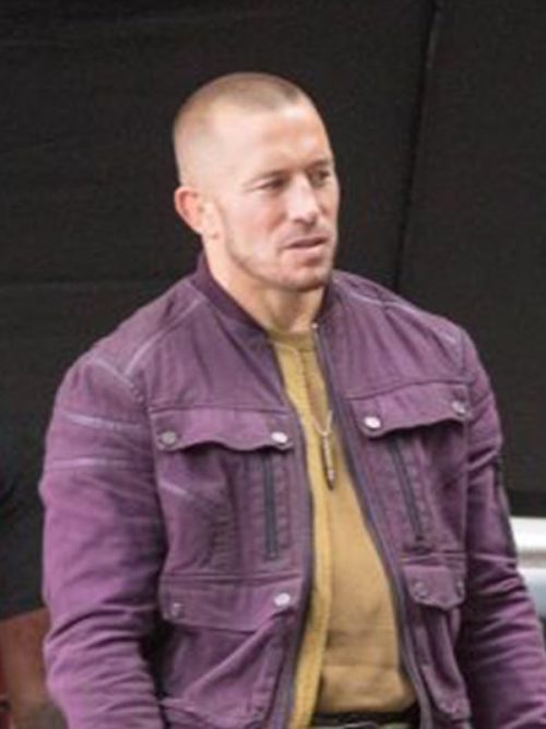 Georges St-Pierre The Falcon and the Winter Soldier Batroc Purple Jacket