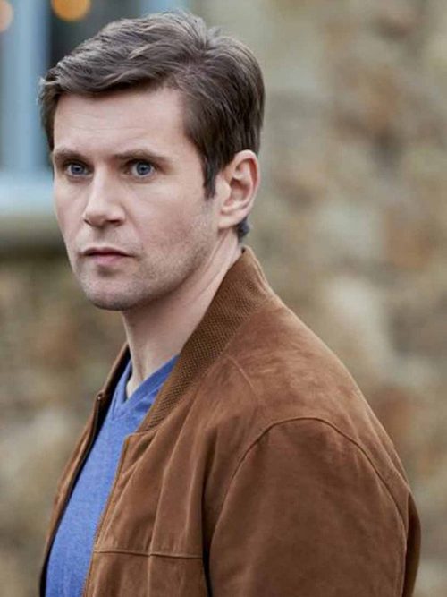As Luck Would Have It Allen Leech Brown Bomber Jacket