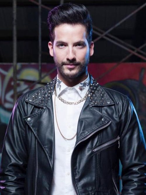 The Queen of Flow Carlos Torres Studded Black Leather Jacket