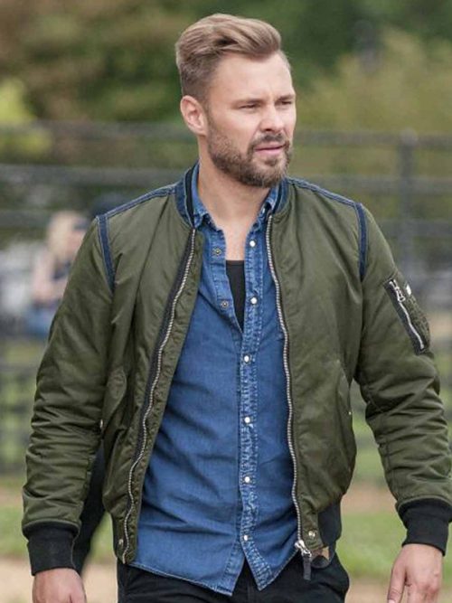 Chicago P.D. Adam Ruzek Green Bomber Jacket