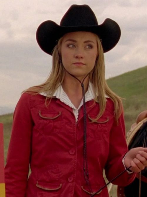 Heartland Season 14 Amy Fleming Red Jacket