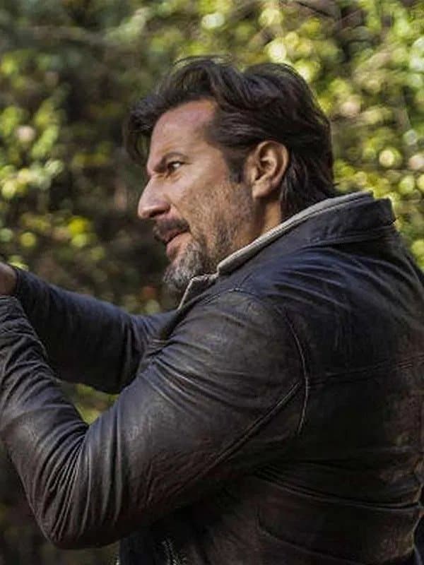 MacGyver Season 04 Russ Taylor Black Leather Jacket