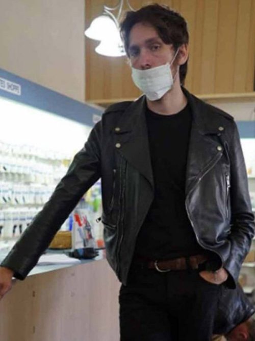 Tyger Tyger Cole Black Leather Jacket