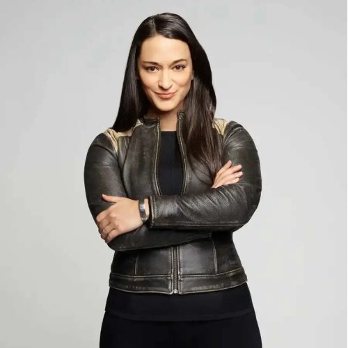 Resident Alien Asta Twelvetrees Black Leather Jacket