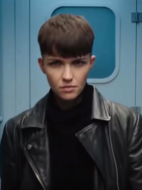 SAS: Red Notice Ruby Rose Black Leather Jacket