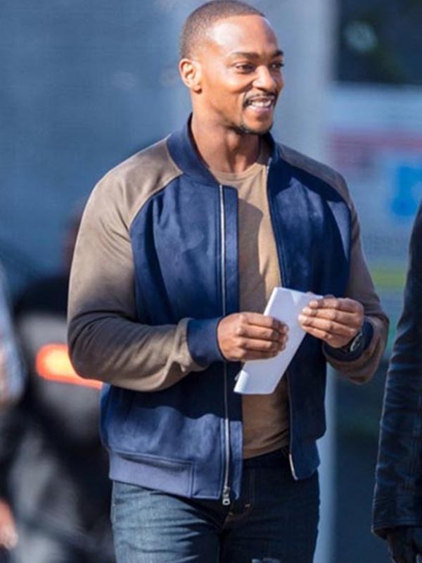 Sam Wilson The Falcon And The Winter Soldier Varsity Jacket - Image 3