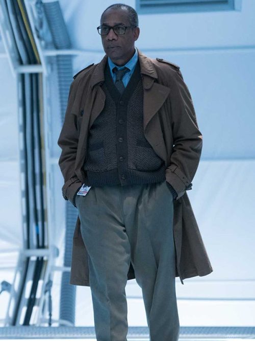 Justice League Joe Morton Cotton Trench Coat