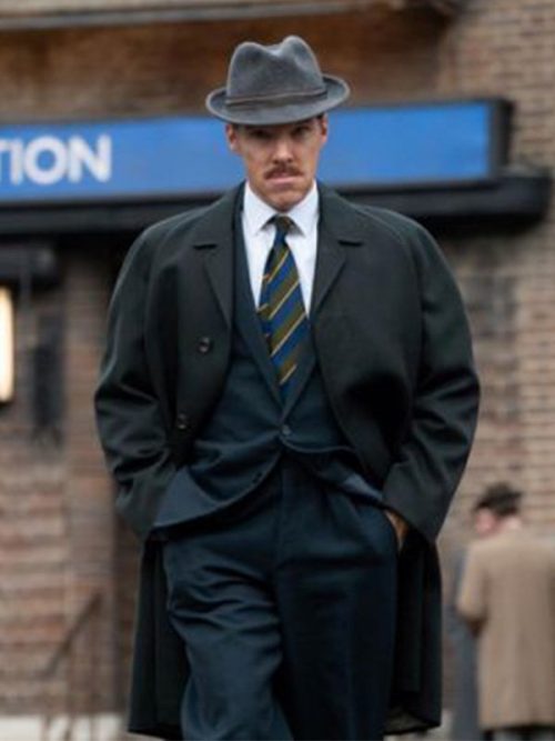 Benedict Cumberbatch Greville Wynne Ironbark Black Trench Coat