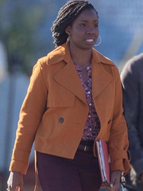 Adepero Oduye The Falcon and The Winter Soldier Orange Jacket