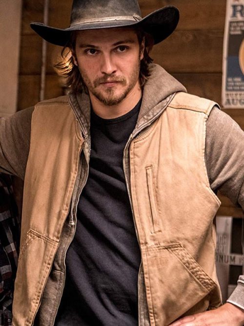 Brown Kayce Dutton Vest from Yellowstone