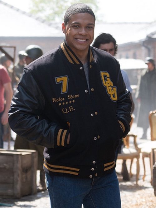 Victor Stone Gotham University Cyborg Jacket
