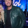 American-Idol-2025-Luke-Bryan-Green-Leather-Jacket