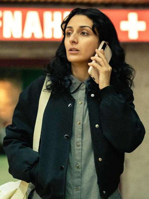 Berlin ER 2025 Dr.Emina Ertan Black Bomber Jacket