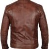 Cafe Racer Brown Distressed Jacket