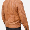 Cafe Racer Distressed Brown Leather Jacket