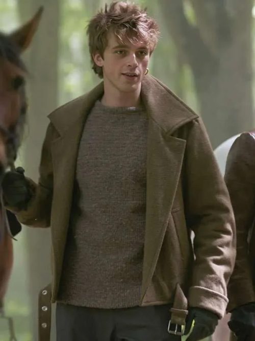 Men's Brown Carême Coat - Benjamin Voisin 2025
