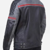 Grey Vintage Cafe Racer Leather Jacket