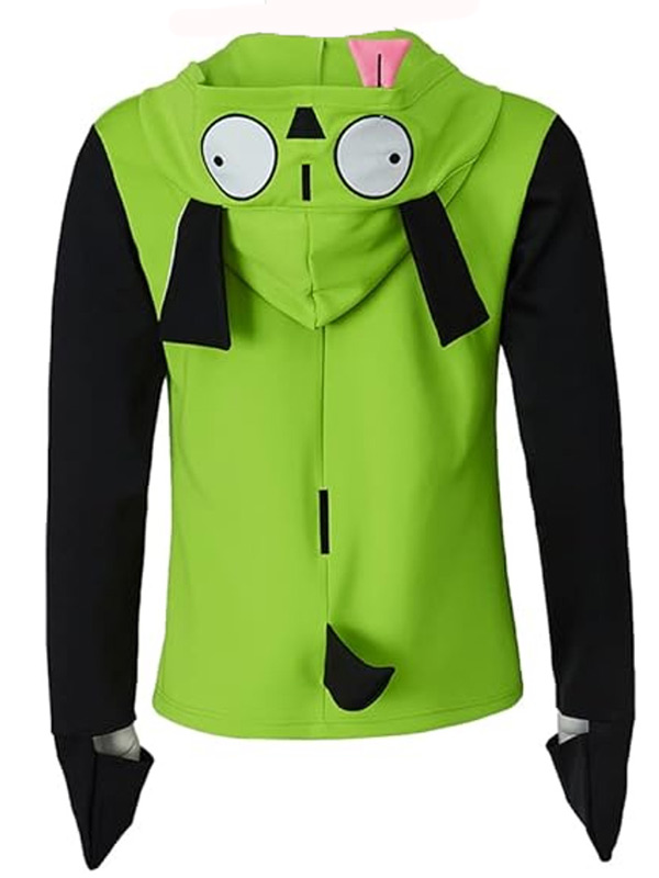 Gir Green Hoodie: Invader Zim Fan Apparel - Image 2