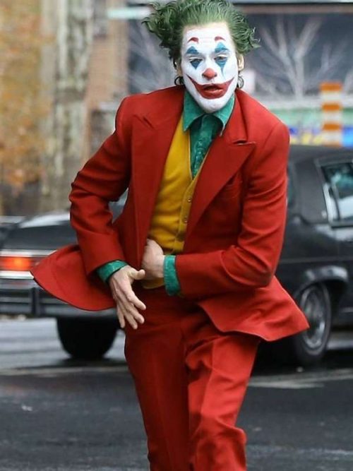 Arthur Fleck Joker Red Tuxedo Suit