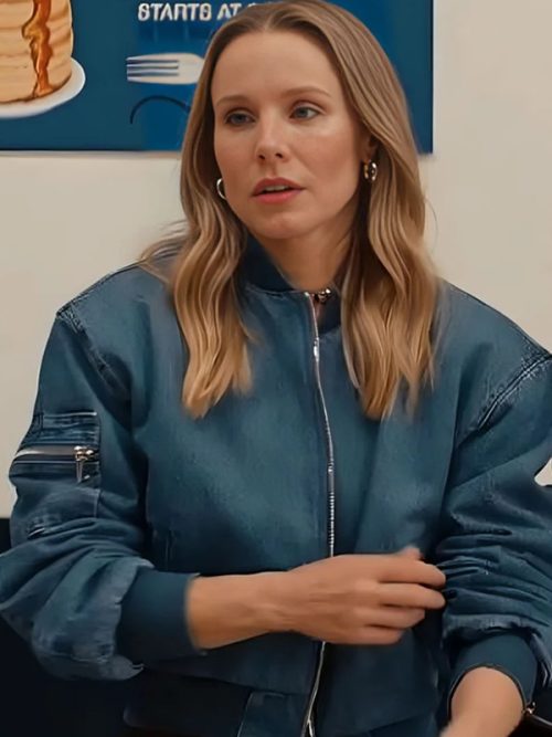 Kristen Bell Inspired Blue Jacket - Stylish & Chic