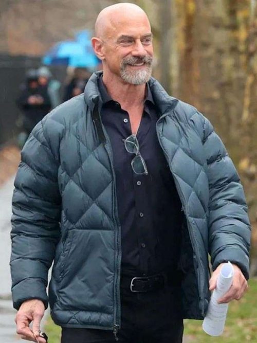 Law Order Organized Crime Elliot Stabler Puffer Jacket