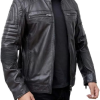 Padded-Black-Vintage-Leather-Motorcycle-Jacket