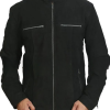Mens Leather Biker Jacket