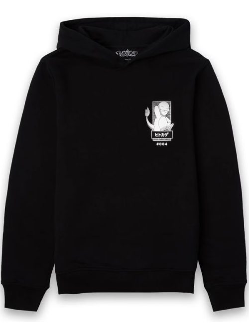 Black Charmander Manga Pokemon Hoodie