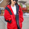 Street-Style-Emily-Ratajkowski-Red-Jacket