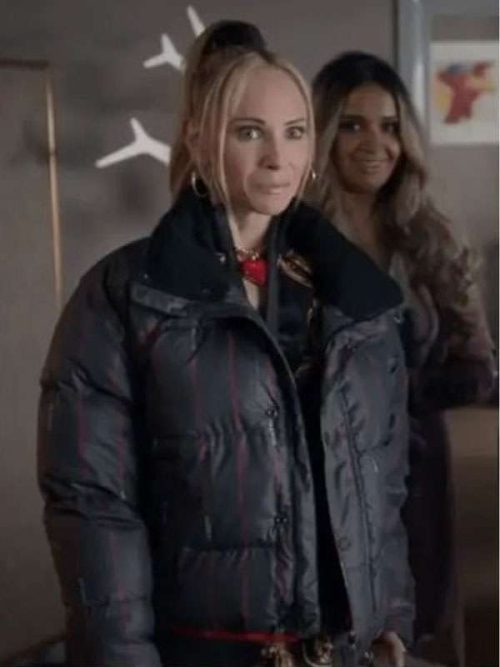 Keeley Jones Ted Lasso S03 Black Puffer Jacket