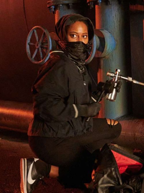 Taylour Paige The Toxic Avenger Black Jacket