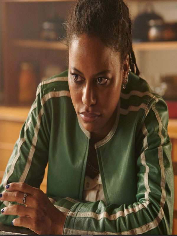 The Toxic Avenger 2025 Taylour Paige Green Leather Jacket