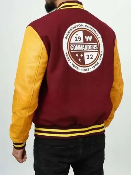 Washington-Commanders-Letterman-Jacket