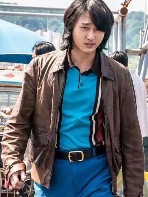 Yang Se-jong Leather Jacket - Low Life 2025 Style