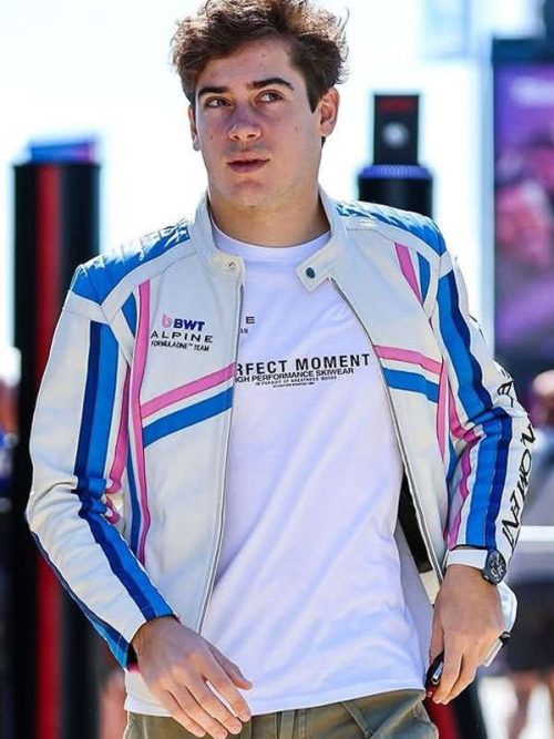 F1 Racing Leather Jacket by Franco Colapinto