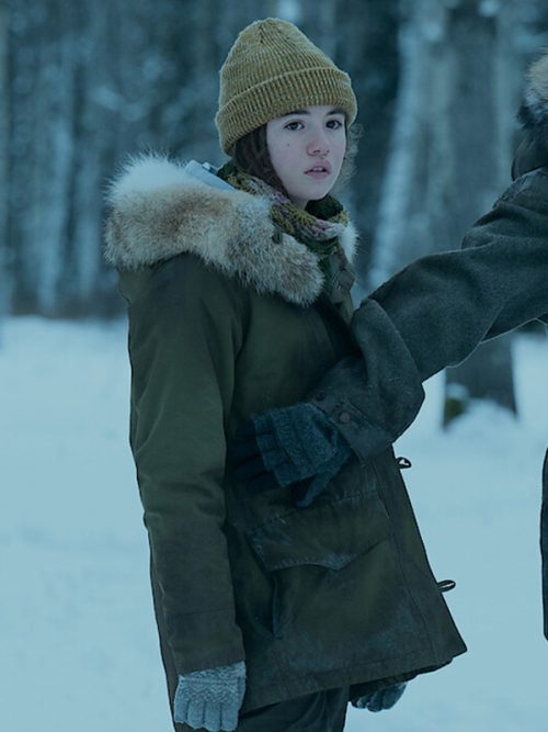 Lucy Paez Green Parka Jacket: Stylish & Warm